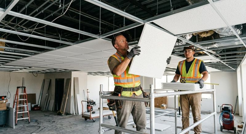 Grid Ceiling Installation in Longmont, CO