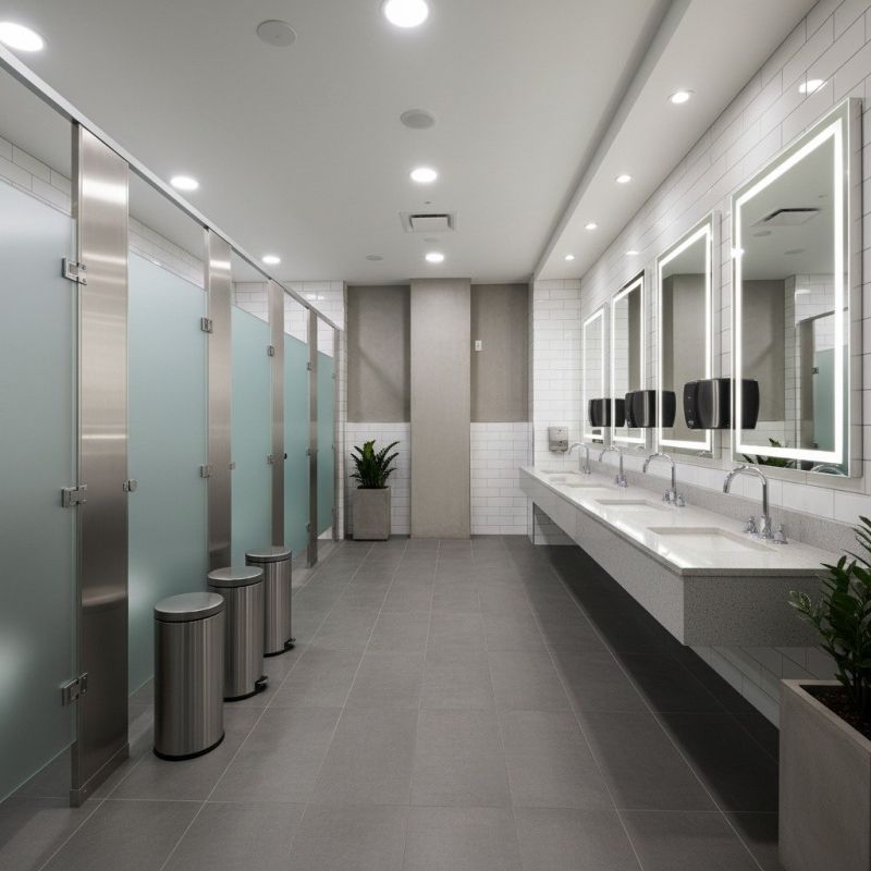 Office Bathroom Renovation in Denver County, CO